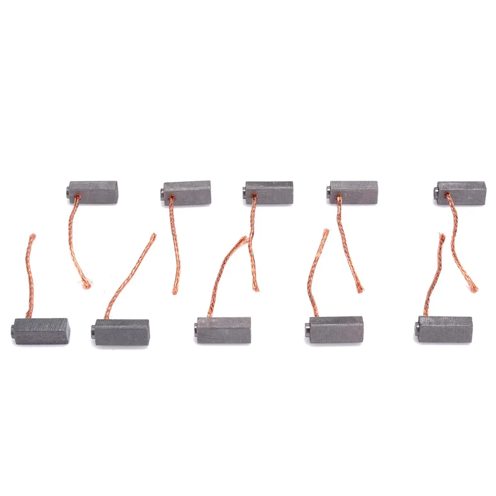 10pcs Replacement Carbon Brush Brushes Set For Generic Electric Motor
