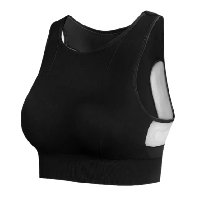Balight Sujetador deportivo de malla transpirable para mujer Sujetador con relleno de Fitness entrenamiento Yoga camiseta