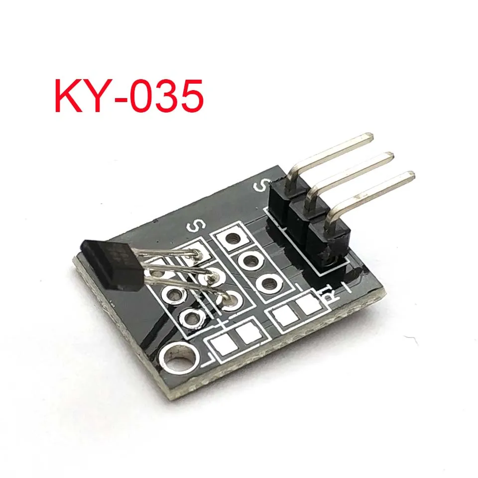 

3pin KY-035 Class Bihor Analog Hall Magnetic Sensor Module Diy Starter Kit KY035