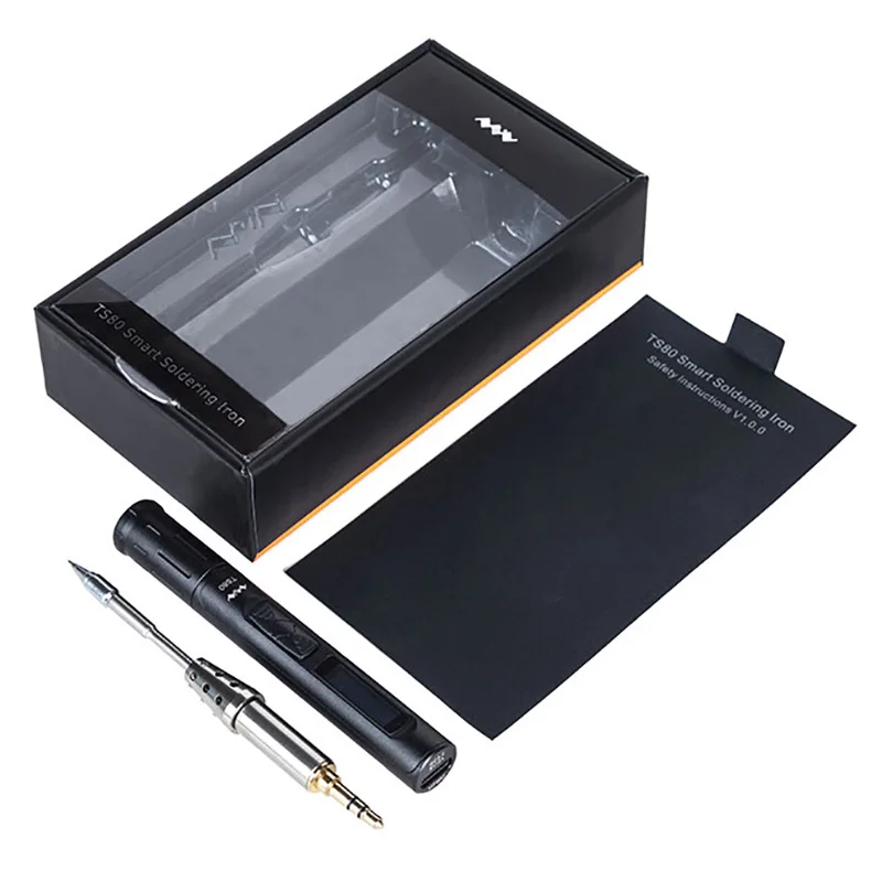 Intelligent Soldering Iron TS80 Thermostat Mini Electric Solder Iron Digital Electric Soldering Iron Set Welding Tool