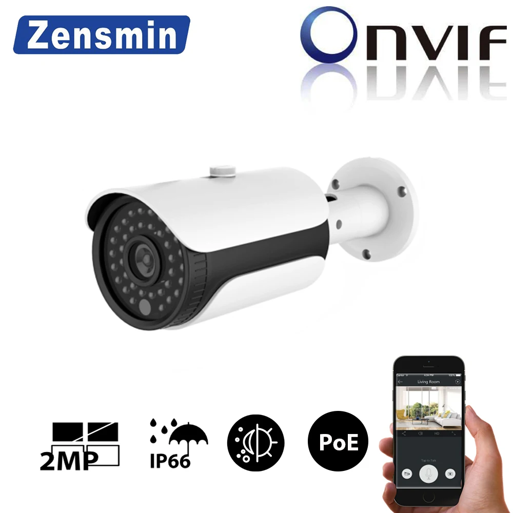 Zensmin H.265 3MP security camera 1080P Bullet outdoor ip camera IP66