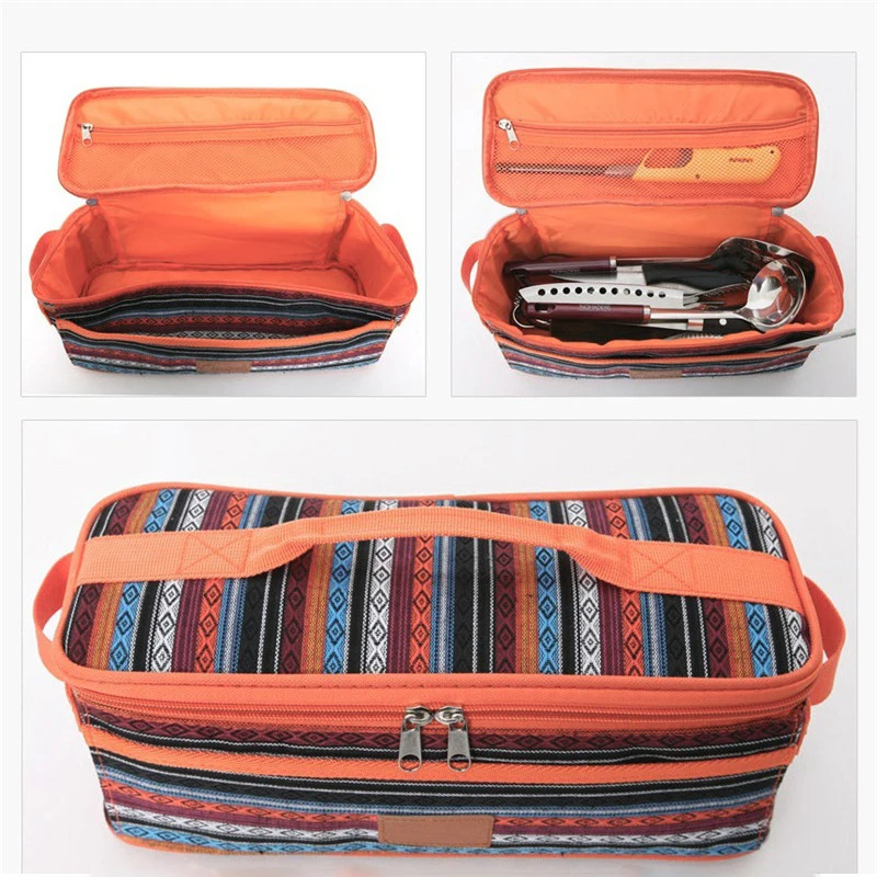 المنزل التخييم منظم الجدول وير عشاء ملعقة شوكة سكين المائدة كامب تنظيم جيب الحقيبة حقيبة التخزين المحمولة المنزل التخييم منظم الجدول وير عشاء ملعقة شوكة سكين المائدة كامب تنظيم جيب الحقيبة حقيبة التخزين المحمولة