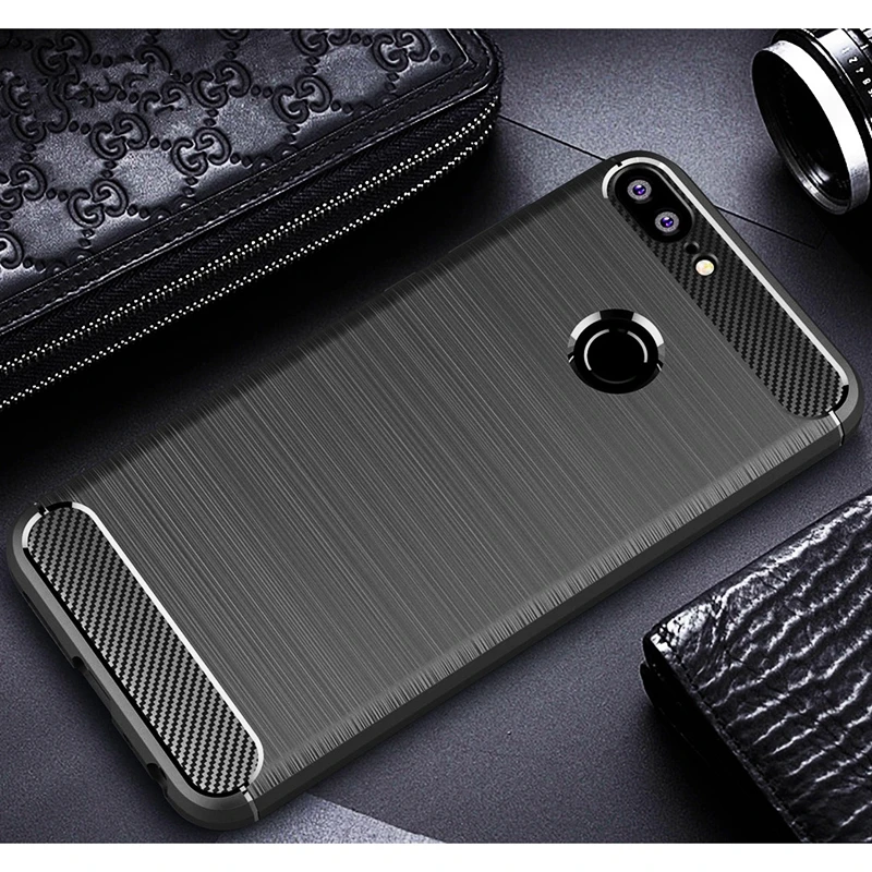 

For Huawei Honor 9 Lite Case For Honor 9 Lite Cover Silicone Carbon Fiber Shockproof Case For Huawei Honor 9 Lite Cases Holder
