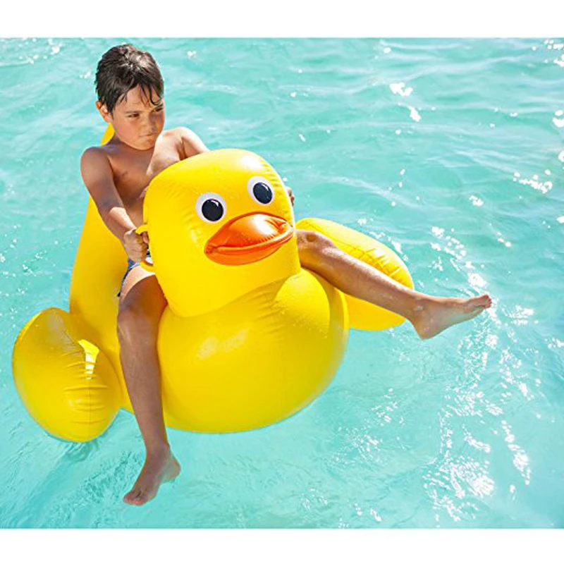 yellow pool floats