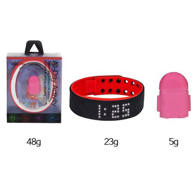 Ufit TW2 waterproof smart wristband sport monitor time dispaly Fitness intellige