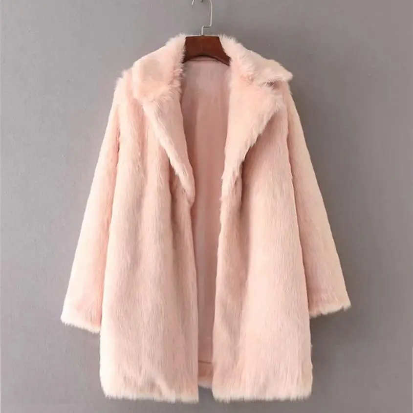 2017 Survêtement Manteau Nov1 En D'hiver Fourrure Femmes Veste Chaud Fausse Nouvelles Dames fvrfHwq