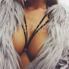 Черные ремни для нижнего белья, сексуальные ремни для тела, эластичные ремни для груди, полиэстер, готическое нижнее белье