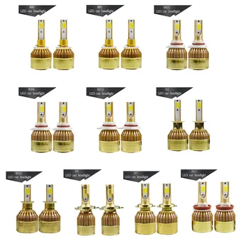 

1 Pair H4 LED 9005 9006 Headlight Car Bulbs H7 H1 H3 880 881 H11 LED Lamp Auto Backup Fog Lights Vehicle High Low Beam Headlamp