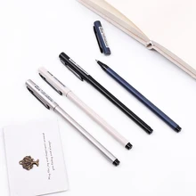 MIRUI канцелярская металлическая ручка для студенческого осмотра специальная металлическая гелевая ручка 0,5 черная ручка