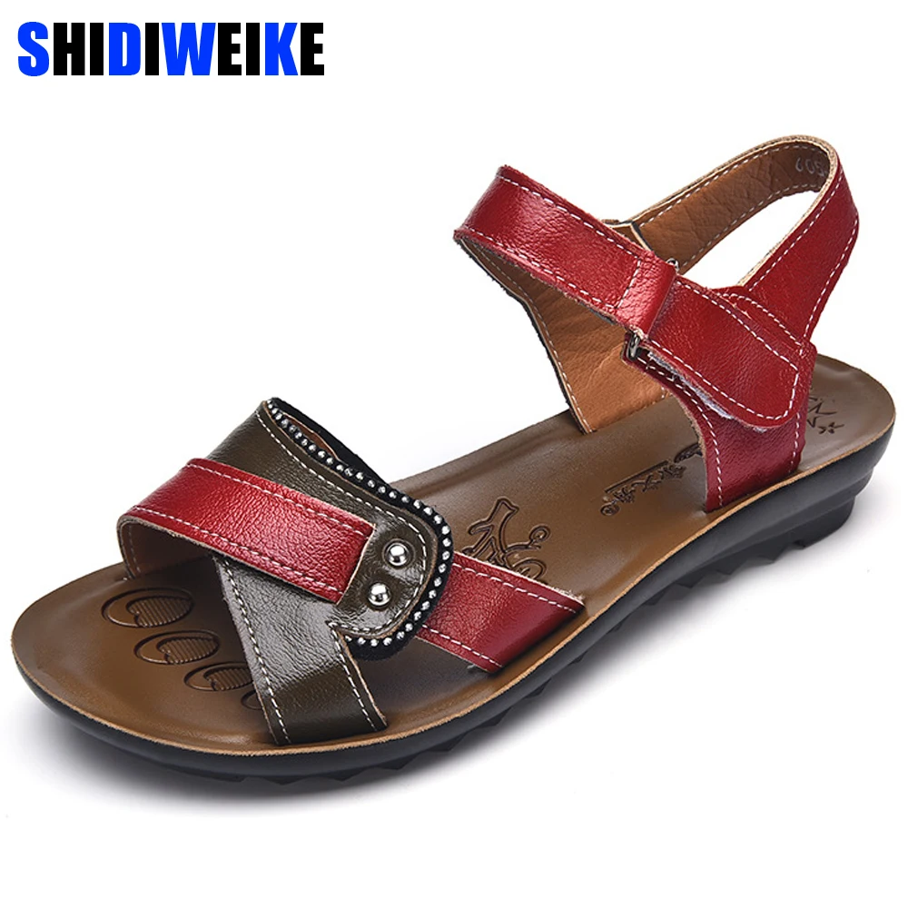 pure leather sandals for ladies