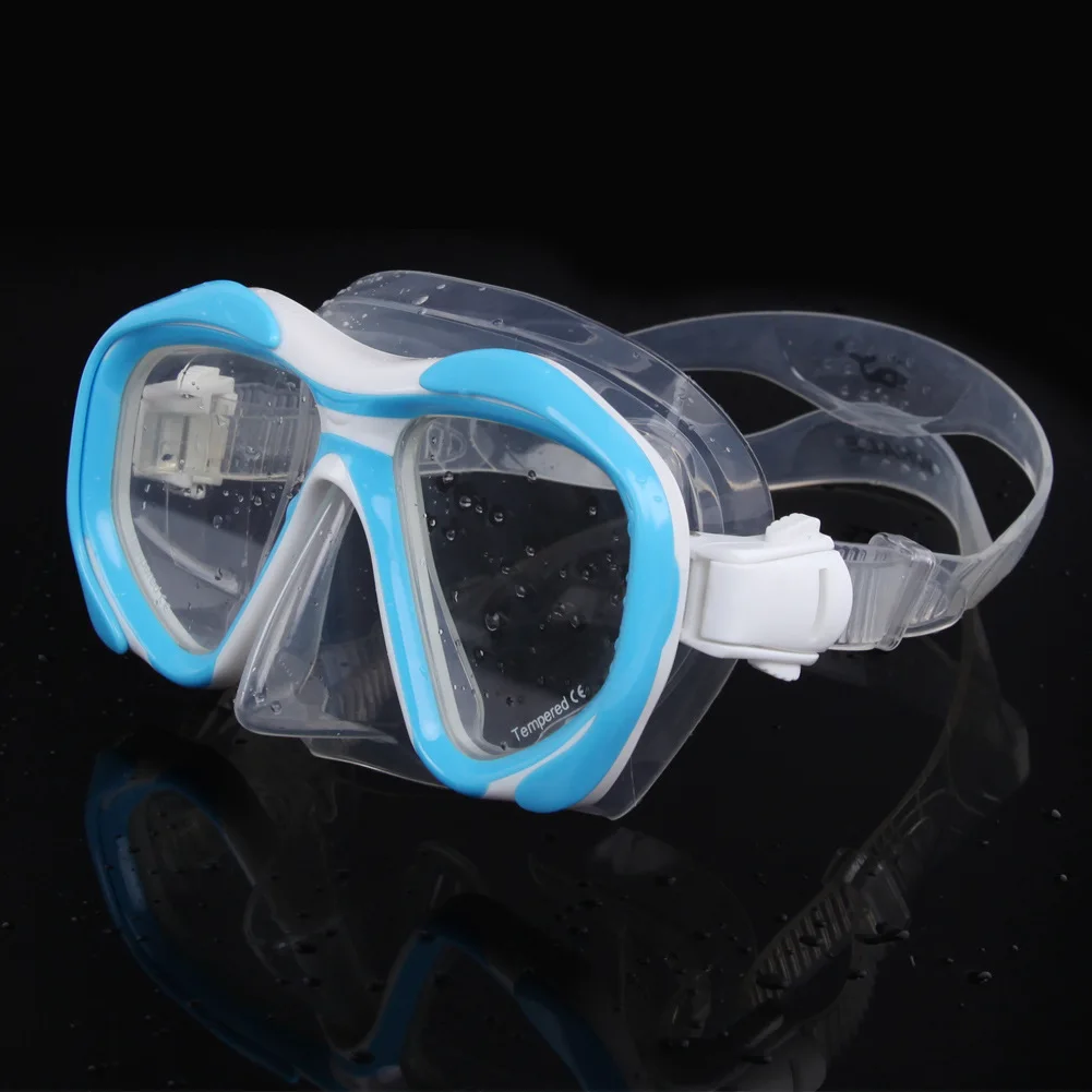 C375 HD большое поле зрения закаленное стекло очки для взрослых для мужчин и женщин Дайвинг маска многоцветный дополнительно дайвинг очки