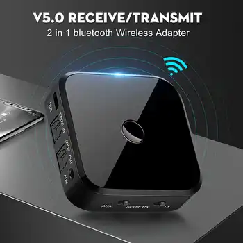 

bluetooth 5.0 CSR8675 Transmitter Wireless Audio Receiver HD Receptor with Digital Optical Toslink/SPDIF/AUX Adapter