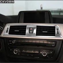 Для BMW F30 320i 325i F34 3GT 3 серии аксессуары центральной консоли вентиляционное отверстие украшением колпачок внутренняя отделка