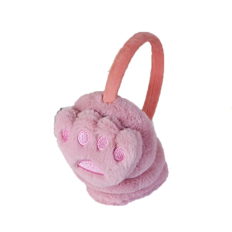 

New winter warm and lovely five pointed star Plush children with telescopic ears covering ear muff gift
