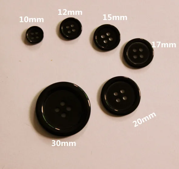 

200 PCS/lot Resin Flatback round Colorful 4-holes Buttons Decorative Button DIY Sewing Tools