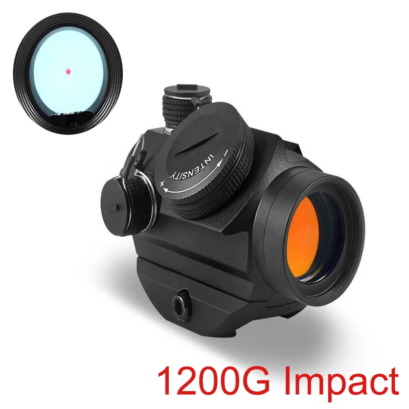 

RD001 Tactical Red Dot Sight 1200G Impact Hunting Airsoft Gun Scope Red Dot Sights 20MM Objective Optical Shotguns Mini Optics