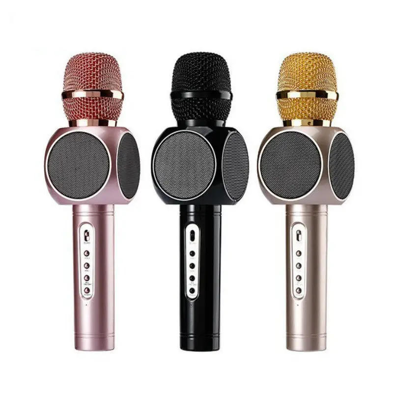 Image E103 Wireless Karaoke Microphone Bluetooth Handheld KTV Microphone Mobile Speaker Outdoor Music Party for phone F20120 2