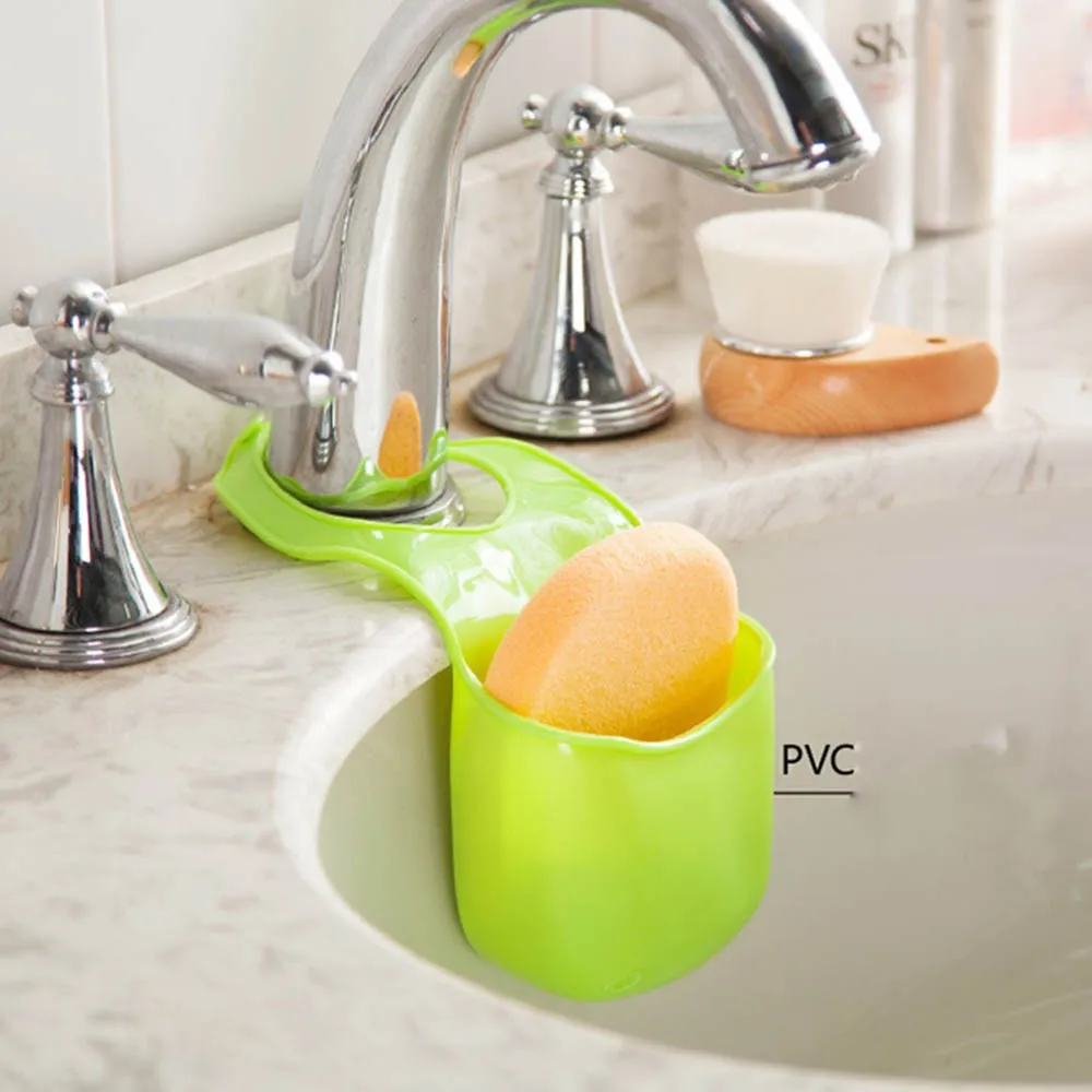 2PCSLOT Plastic-Kitchen-Sponge-Ktorage-Baskets-Box-Rack-Basket-Wash-Creative-Tank-Hanging-Basket-Sponge-Holder-Accessories-Supplies-Products-KC1035 (8)