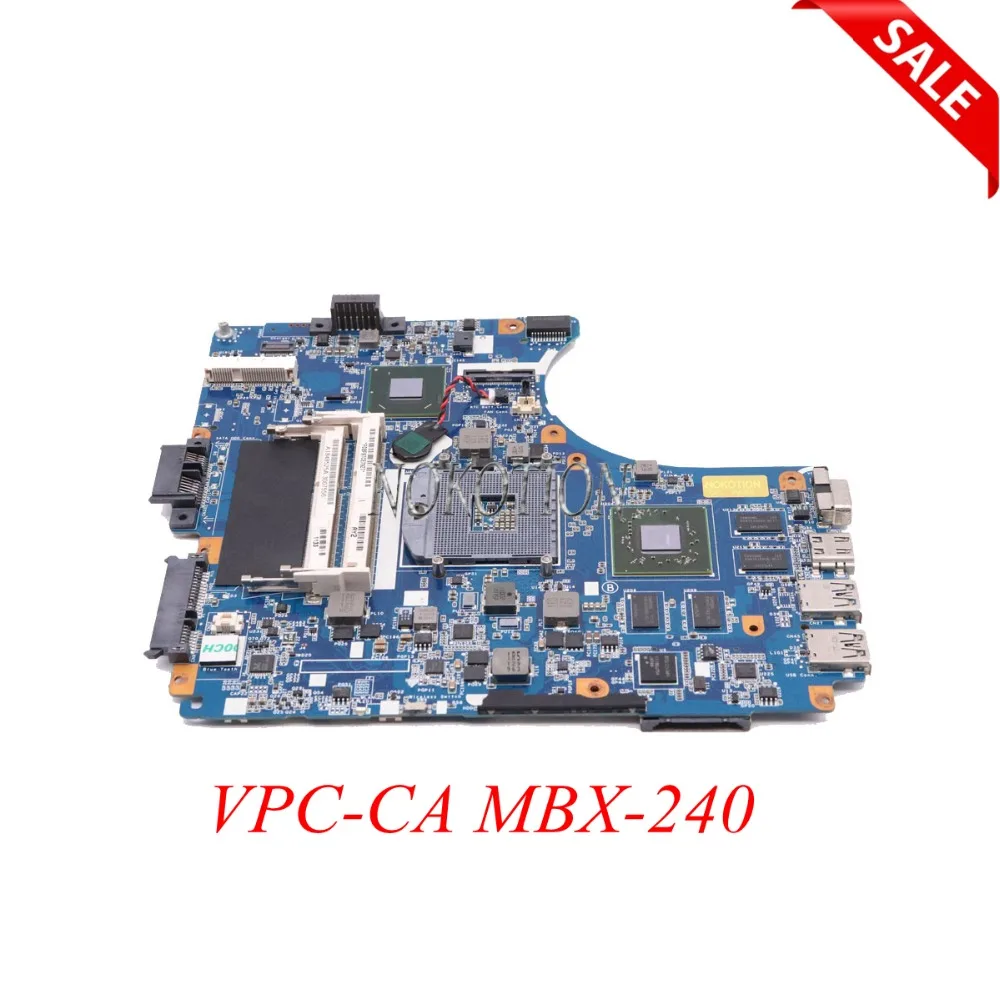 NOKOTION A1848525A 1P-0113200-8011 MBX-240 ноутбук Mothebroard для Sony VAIO VPCCA VPC-CA HM65 DDR3 HD6700M 1 ГБ основная