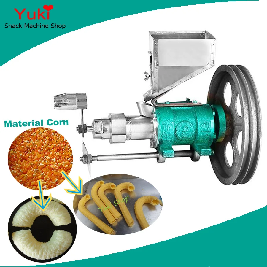 Puffed Corn Snacks Machine Hollow Corn Snack Food Machine Rice Snack