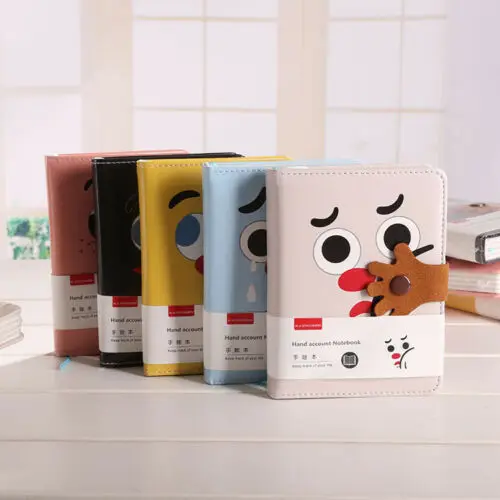 

Candy Color Creative Notepad Cartoon PU Notebook Student Gift Diary Notebook