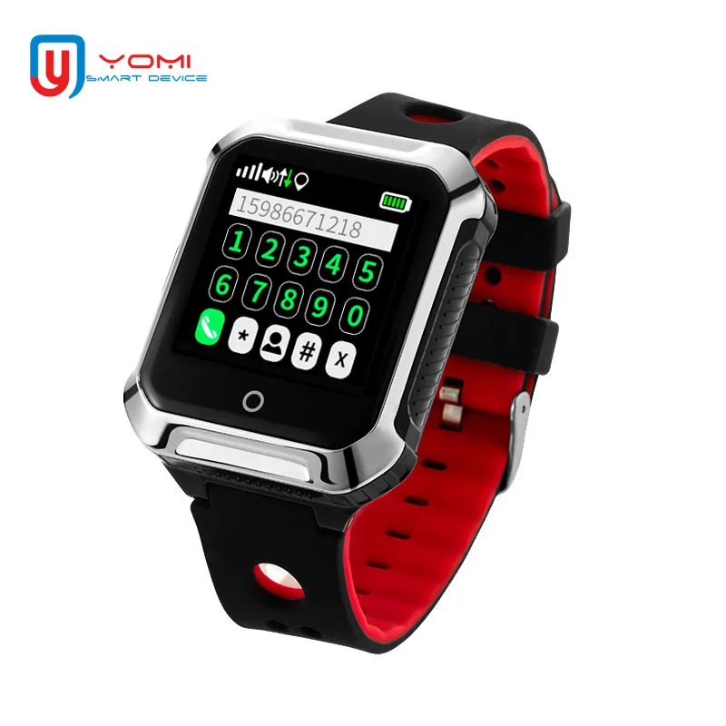 

Smart Watch IP67 Waterproof Men Adult SIM Card Heart Rate Monitor a Key SOS Remote Control GPS tracker device for Elder Children