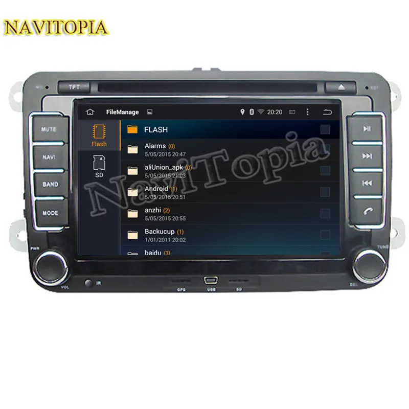 Clearance Ectwodvd Android 9.0 Car Multimedia DVD Player for VW CROSS GOLF/BLUE MOTION for SPORTLINE/BORA/AMAROK GPS Navigation 8