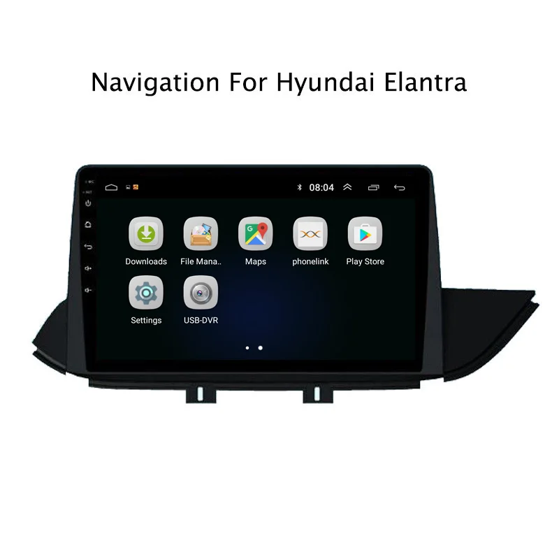 Cheap 9" 2.5D IPS Android 8.1 Car DVD GPS Player For Hyundai Elantra Car Radio Stereo Head Unit with Navigation 1