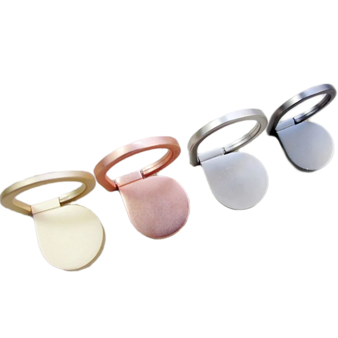 Etmakit Water Droplet Phone Ring Universal 360 Degree Finger Mobile Phone Metal Stand Holder For Apple iPhone Samsung Xiaomi