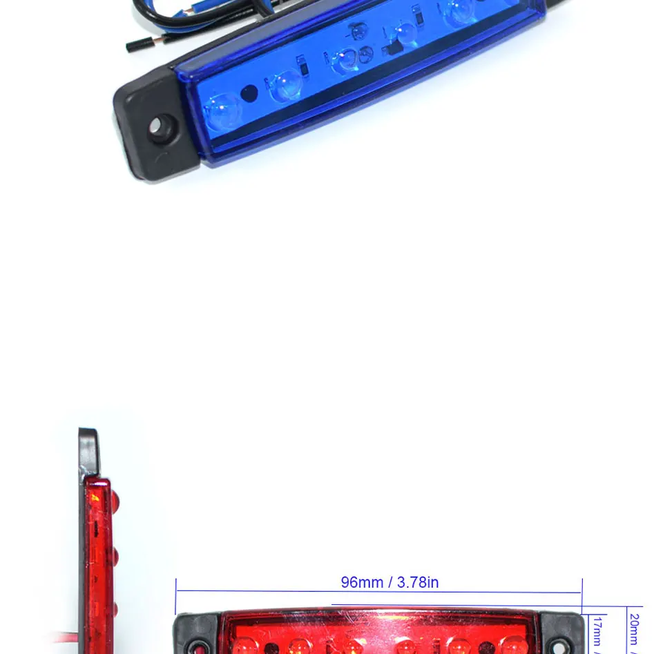 DC 12V 24V Auto External Light Source Red Blue Yellow Green White SMD LED Brake Lamps Truck Car Turn Signal Light Bulbs (10)