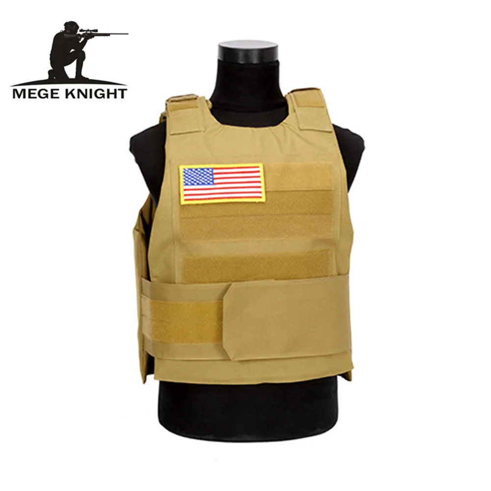 

MEGE KNIGHTBrand Tactical Vest Military Men's Quick Release Field Equipment Airsoft Paintball Game Assault Vest Tan, OD, Black