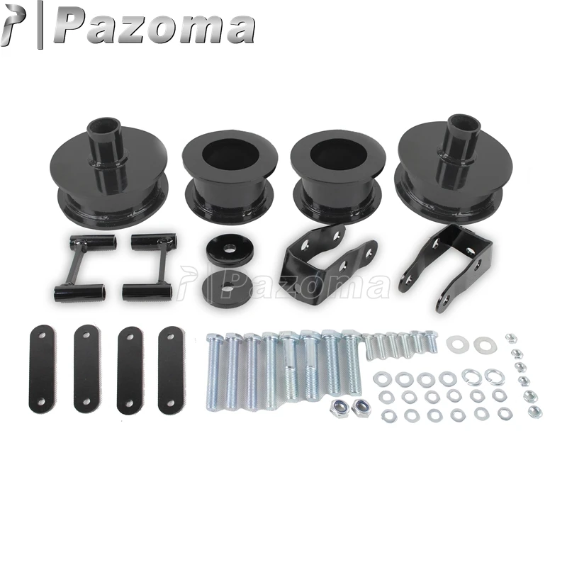 

Black 2" Full Suspension Leveling Steet Front and Rear Lift Shock Extenders Kit for Jeep Wrangler JK Rubicon