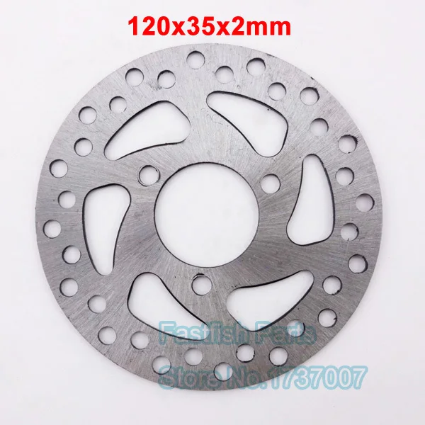

120x35x2mm Brake Disc 120mm For 47cc 49cc 2 Stroke Pocket Bike Bicycle Dirt Bike Pit Bike Motorcycle Use