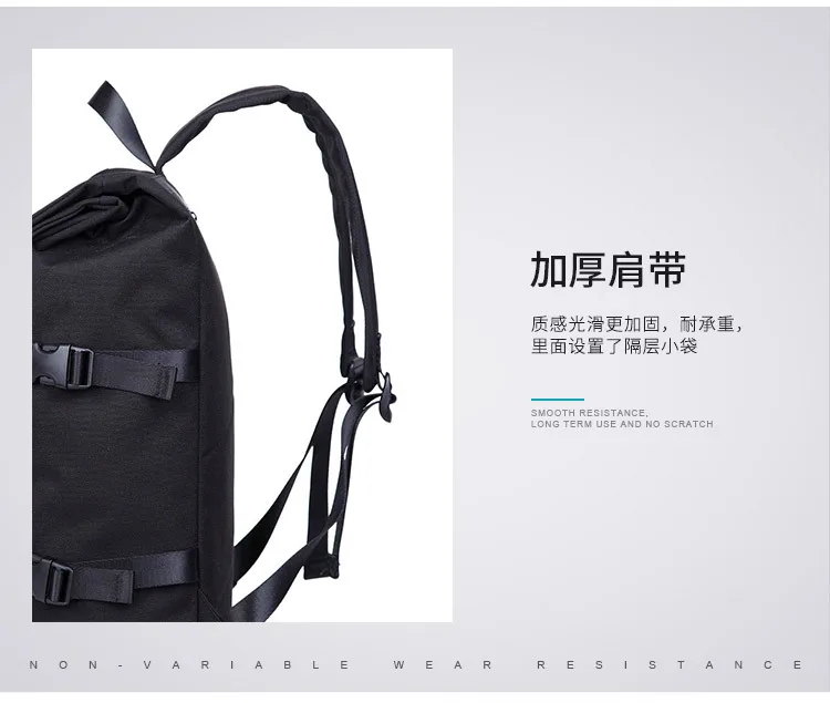 Reflective Roll-Top Backpack 11