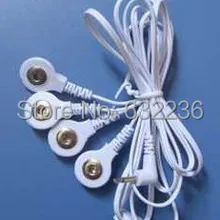 DHL 200 шт./лот DC2.5MM Кнопка 4 способа электродная проволока/кабель для цифровое терапевтическое оборудование, массажер для похудения