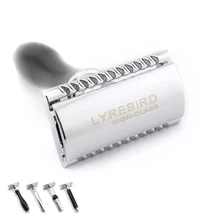 Двухсторонняя Безопасная бритва для бритья, металлическая Безопасная бритва S1 S2 S3 S4, высокое качество, с белой коробкой, Lyrebird, высокое качество, новинка