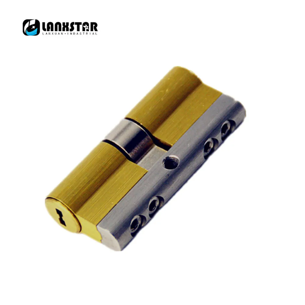 Медный замок LANXSTAR C 8 ключей цилиндрический с защитой от кражи 65 мм 70 мм-100 |