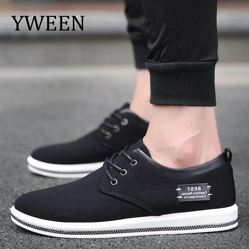 

YWEEN Men Breathable Sneakers Men's Casual Shoes Autumn Spring Fashion Boat Shoes Comfortable Light Flat Shoes For Men