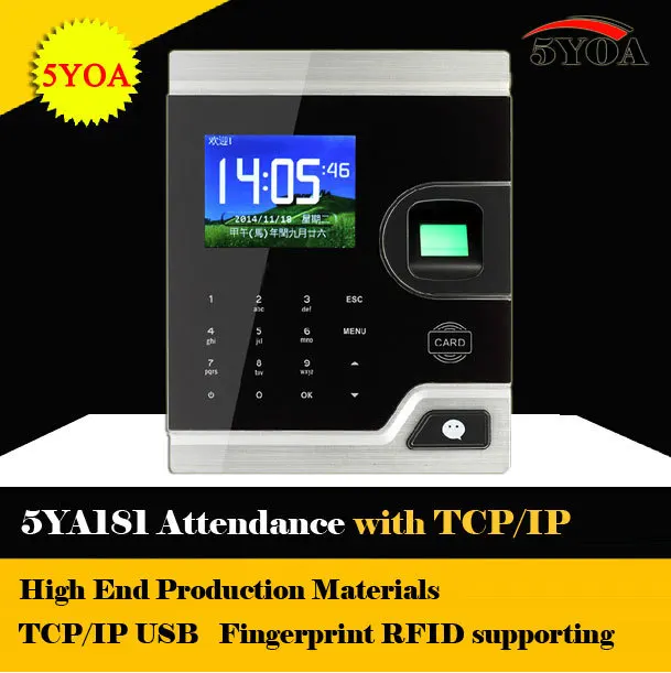 Buy TCP/IP Biometric Fingerprint Time Clock Recorder