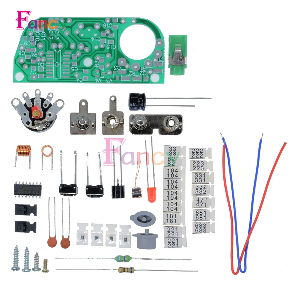 FM микро SMD радио DIY наборы FM модуляции частоты радио электронный производственный учебный набор HX3208 1,8 V-3,5 V