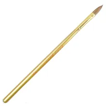 new fashion Size10 Gold Nail Art Tool Gel Design Drawing Painting Pen Polish Brush