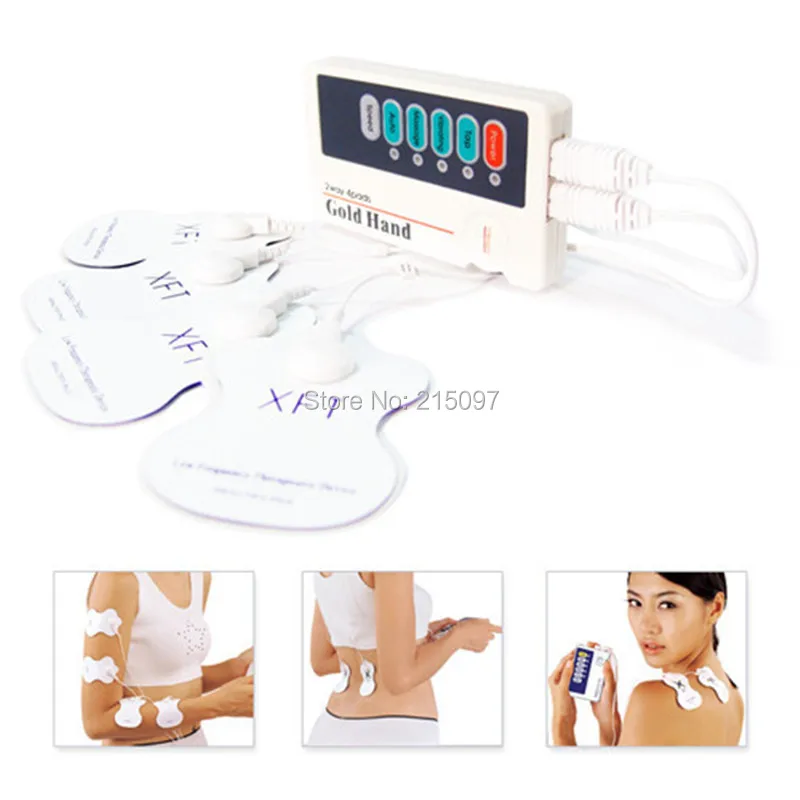 XFT-502 dual ways tens therapy massager machine (7)