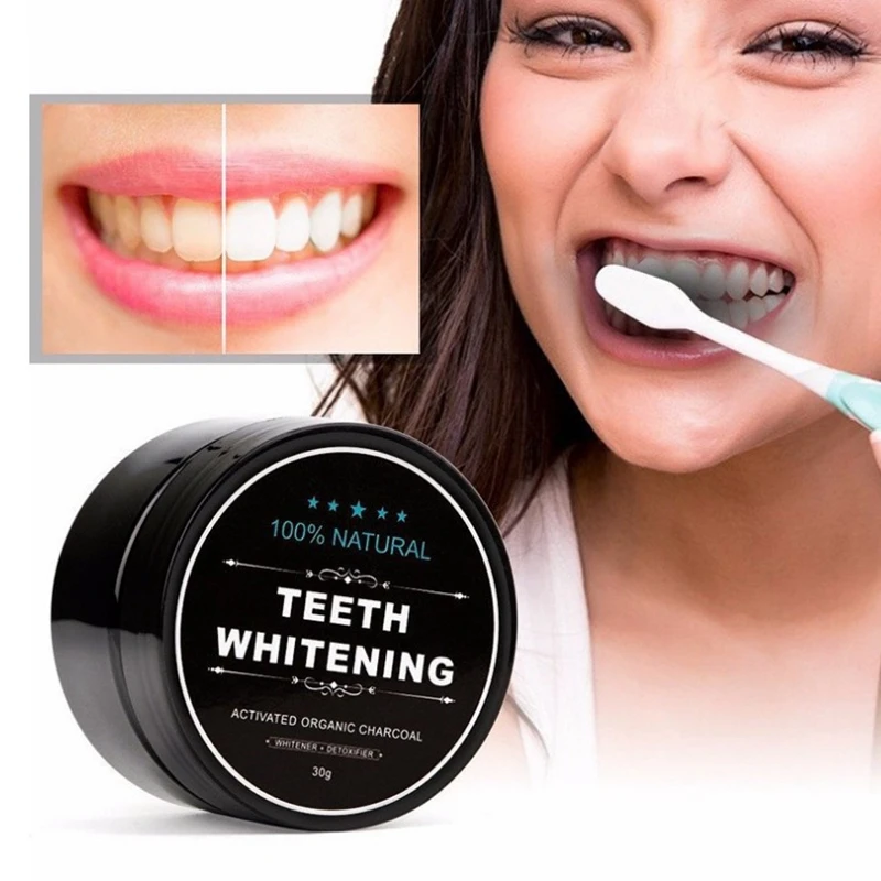Daily Use Teeth Whitening Oral Care Charcoal Powder Natural Activated