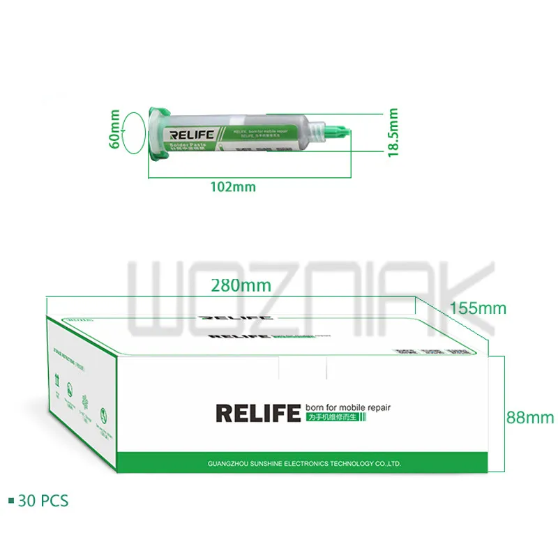 10CC флюс паяльной пасты нет-чистый RELIFE паяльная паста RL-403 183 градусов припой олово Sn63/Pb67 для паяльника