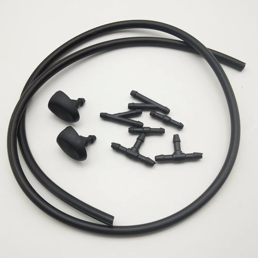 9pcs / set front windscreen wiper water spray nozzles spray washer jets