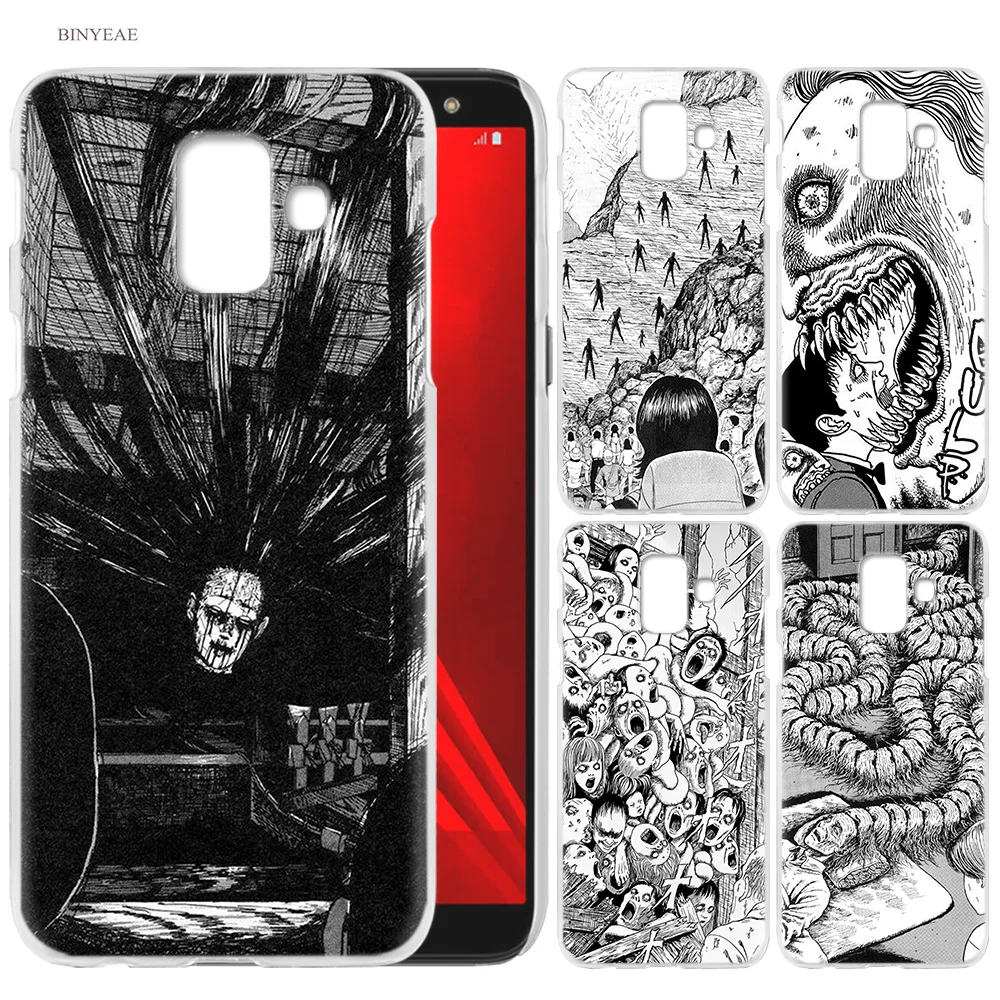 

Cell Phone Case for Samsung Galaxy S9 S8 S7 Edge Plus A6 A7 A8 A9 J4 J6 Plus 2018 Note 8 9 Cover Junji Ito Tees