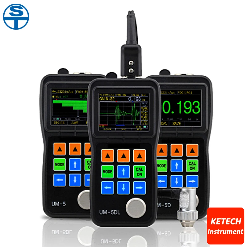 

A&B-Scan+Through Coating Ultrasonic Thickness Gauge UM-5D