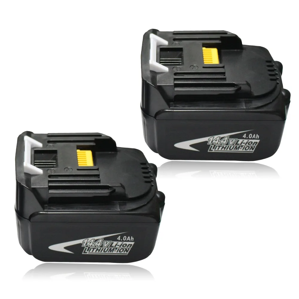 

2PCS 14.4V 4.0Ah Lithium-Ion BL1430 Rechargeable Battery for Makita 4000mAh Cordless Tools BL1440 194558-0 194559-8