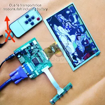 

7" inch LCD Display 165*110mm 800*480 Monitor For Raspberry + Driver Board HDMI/VGA/2AV