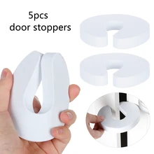 Accesorios de seguridad para el hogar del sofá del soporte de la puerta de protección del dedo del tapón de la puerta de espuma Durable de 5 piezas